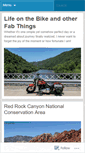 Mobile Screenshot of lifeonthebikeandotherfabthings.com