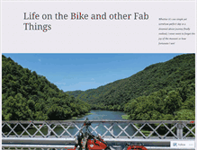 Tablet Screenshot of lifeonthebikeandotherfabthings.com